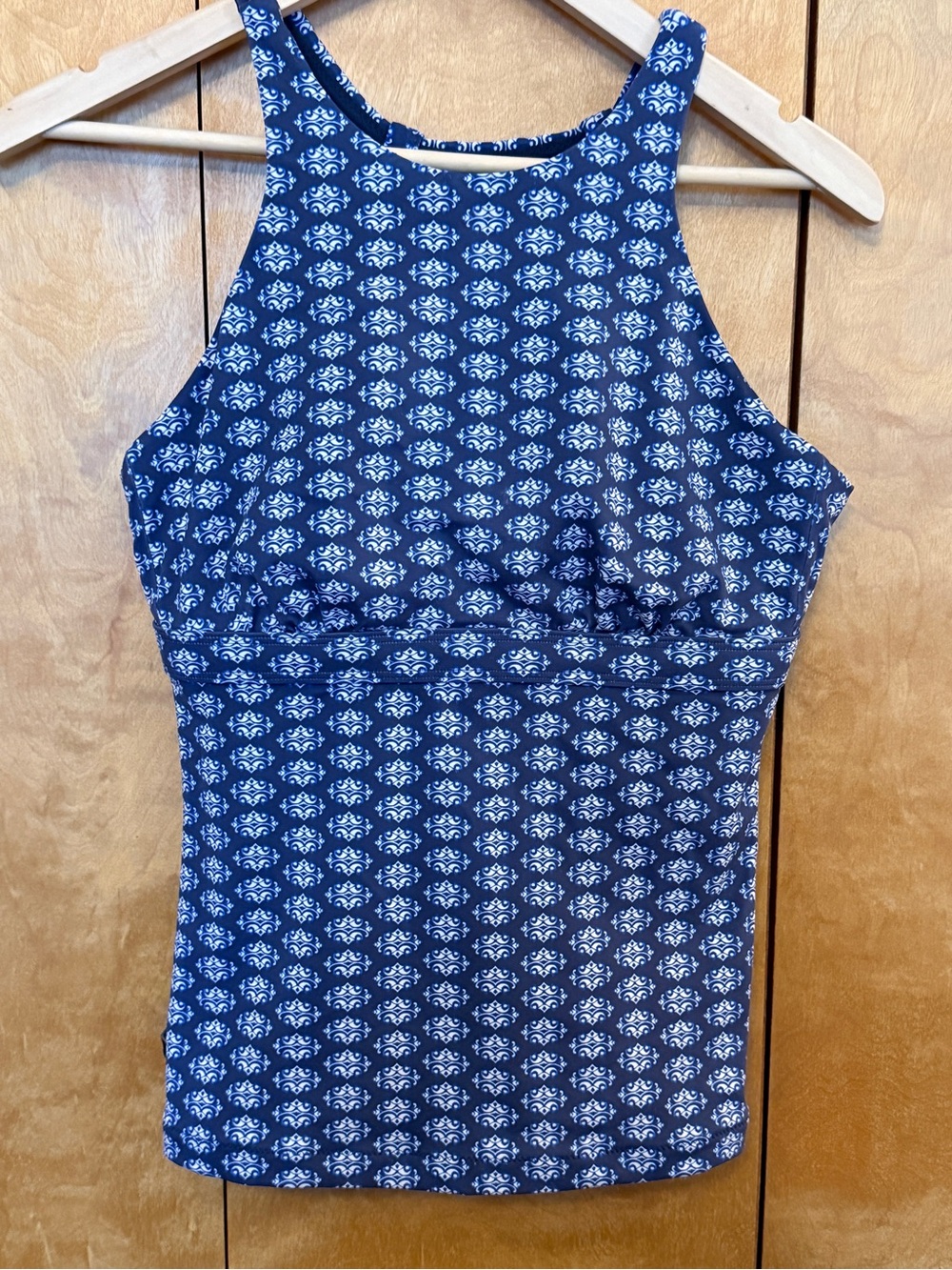 Athleta Swim Tankini Top Navy Size 34 D /DD